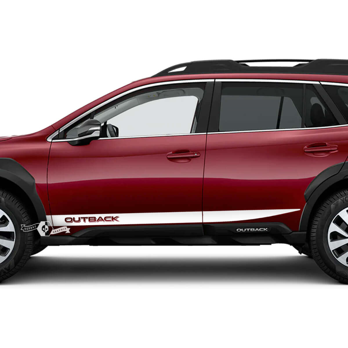 Suba Outback Side Rocker Panel Vinile Adesivo Decalcomania grafica Suba
