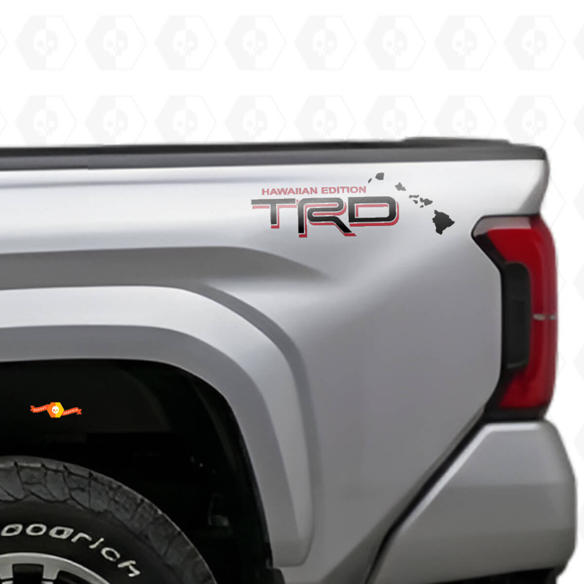Set di Adesivi Laterali in Vinile Edizione TRD Hawaiian per Camion Toyota