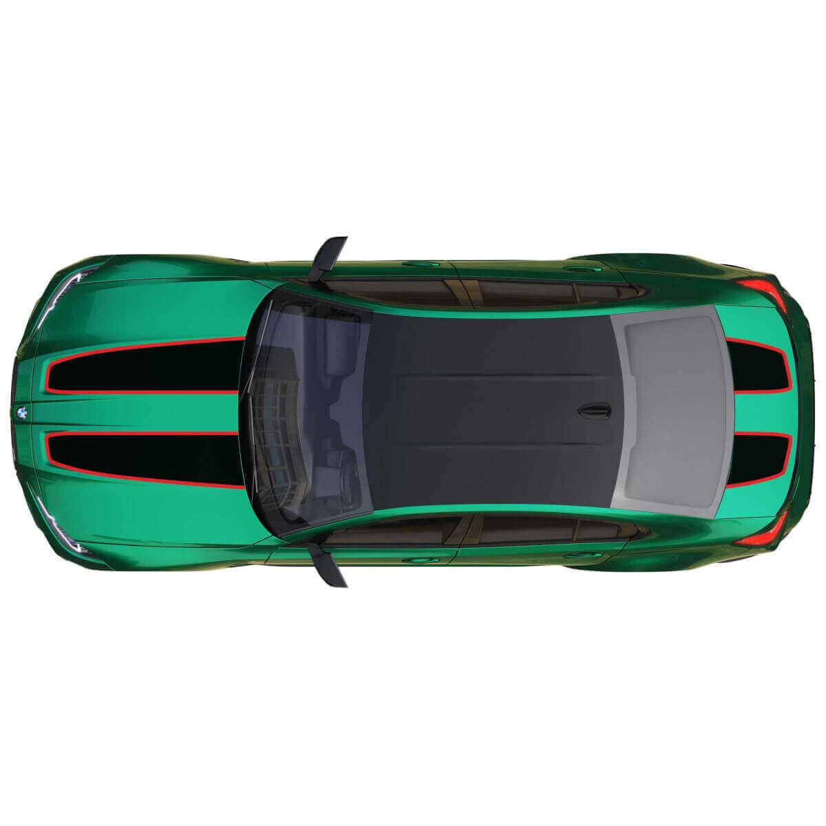 Kit Adesivi in Vinile con Striscia CSL per Cofano e Bagagliaio per BMW M3 G80 M4 G82 G83