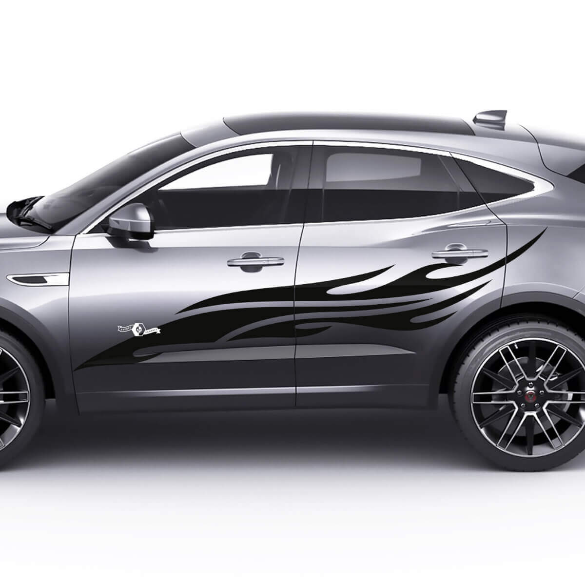 Jaguar E-Pace Adesivo Grafico Porte Laterali Tribali Fiamma Logo adesivo
