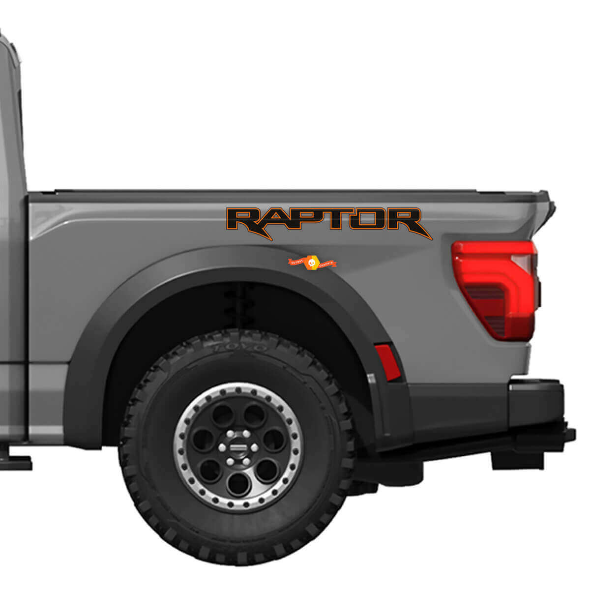 Grafica Raptor adatta alle strisce del kit di decalcomanie in vinile Ford F150 Raptor R del 2024
