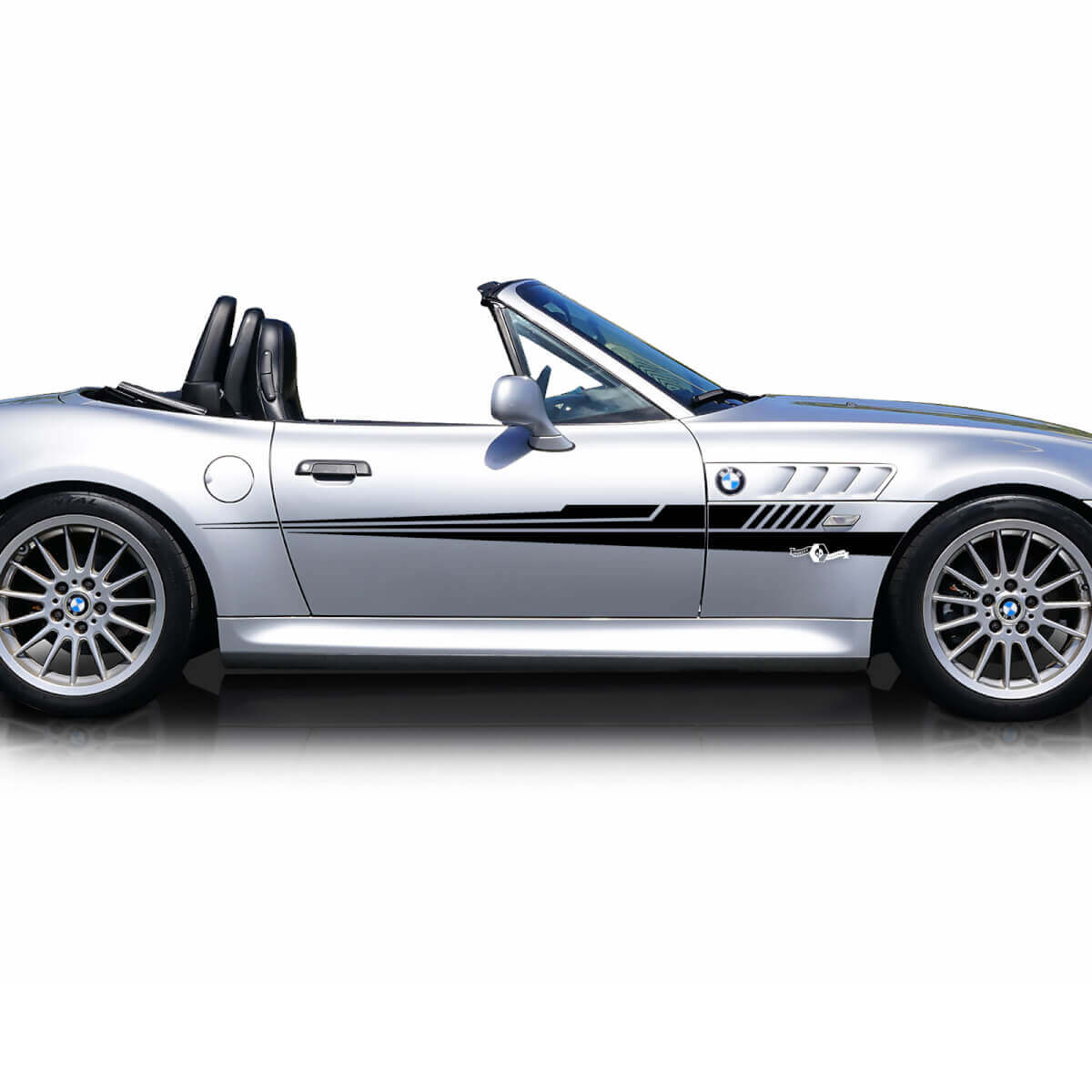 Coppia adesivi in ​​vinile con strisce BMW Z3 Roadster per porte laterali
