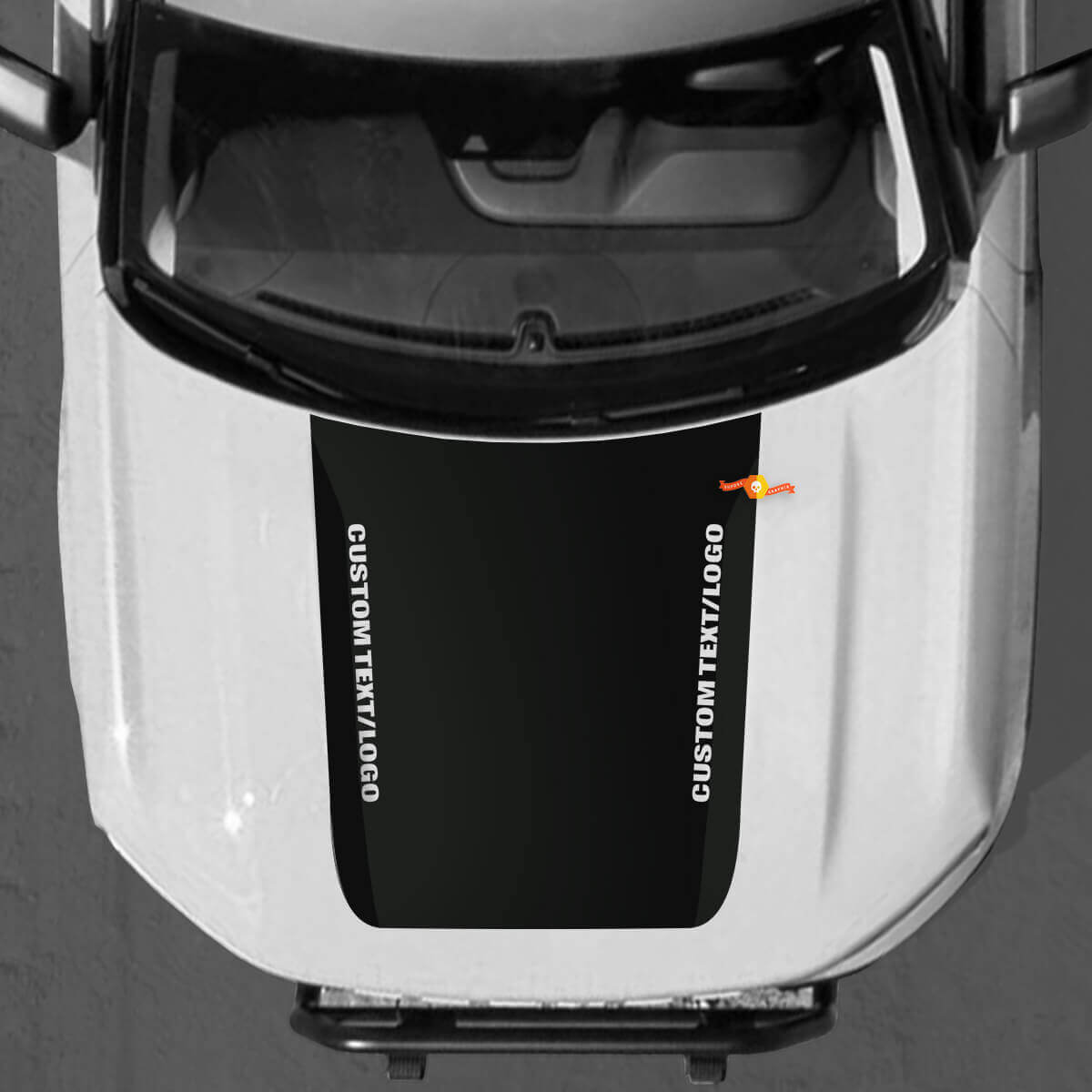 Grafica adesiva del kit di decalcomanie in vinile per cofano con testo personalizzato per la nuova Ford Bronco 2021 2022
