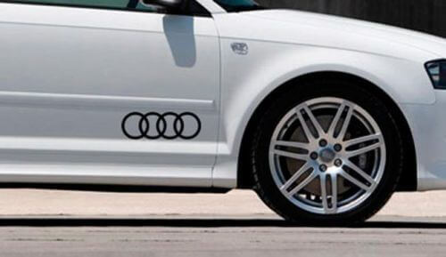 Adesivi Logo Audi Decalcomanie Tt A3 A4 A6 A8 S4 S5 Q3 Q5 Q7 S6 Rs4 Rs6 S Linea#2