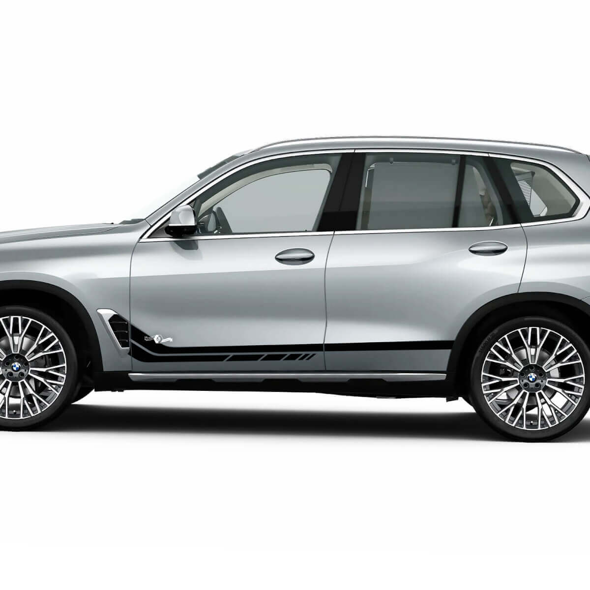 Kit decalcomanie adesive a strisce laterali personalizzate per grafica in vinile BMW X5 G05
