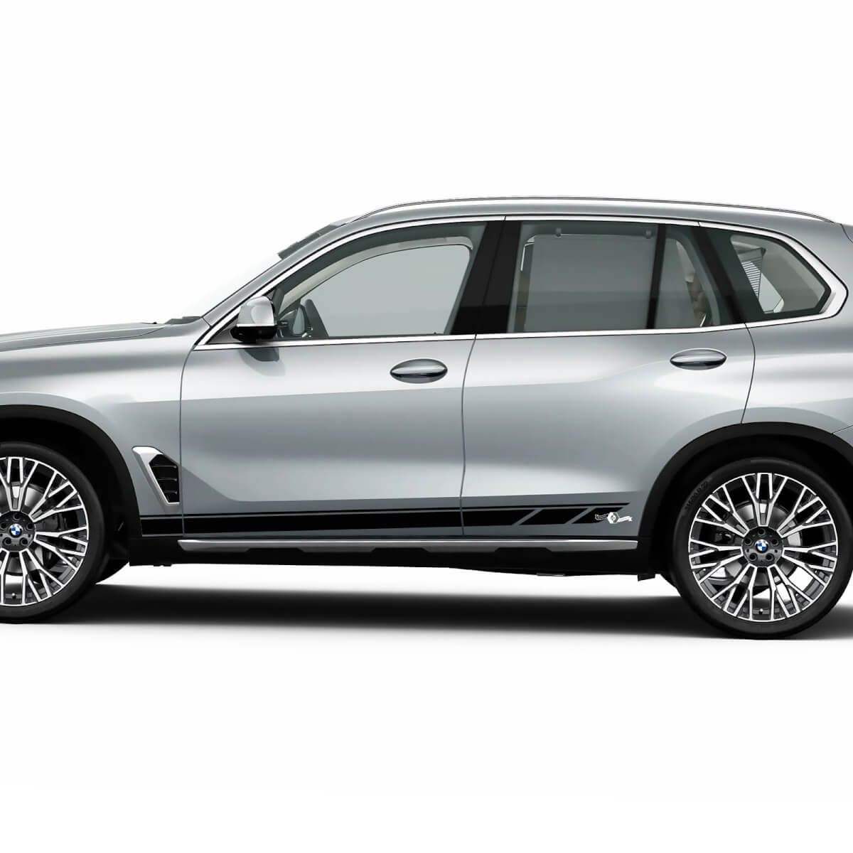 Kit di decalcomanie adesive con striscia laterale stroboscopica per BMW X5 G05 - Grafica in vinile personalizzata 2
