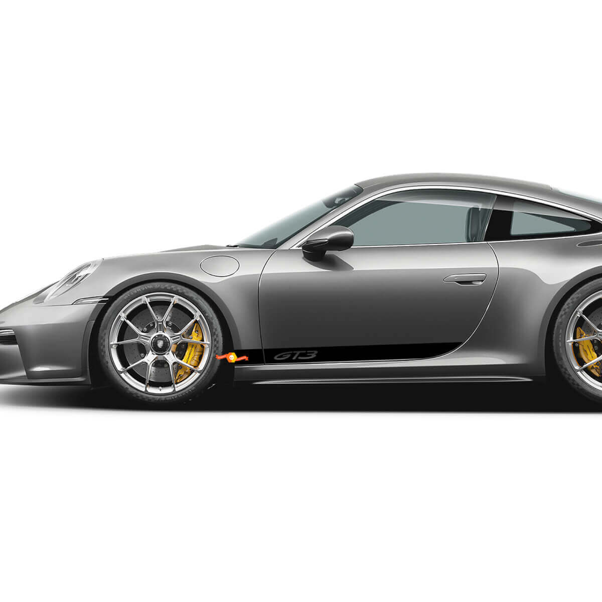 Adesivo decalcomania logo laterale Porsche 911 GT3 - Grafica personalizzata in vinile 2
