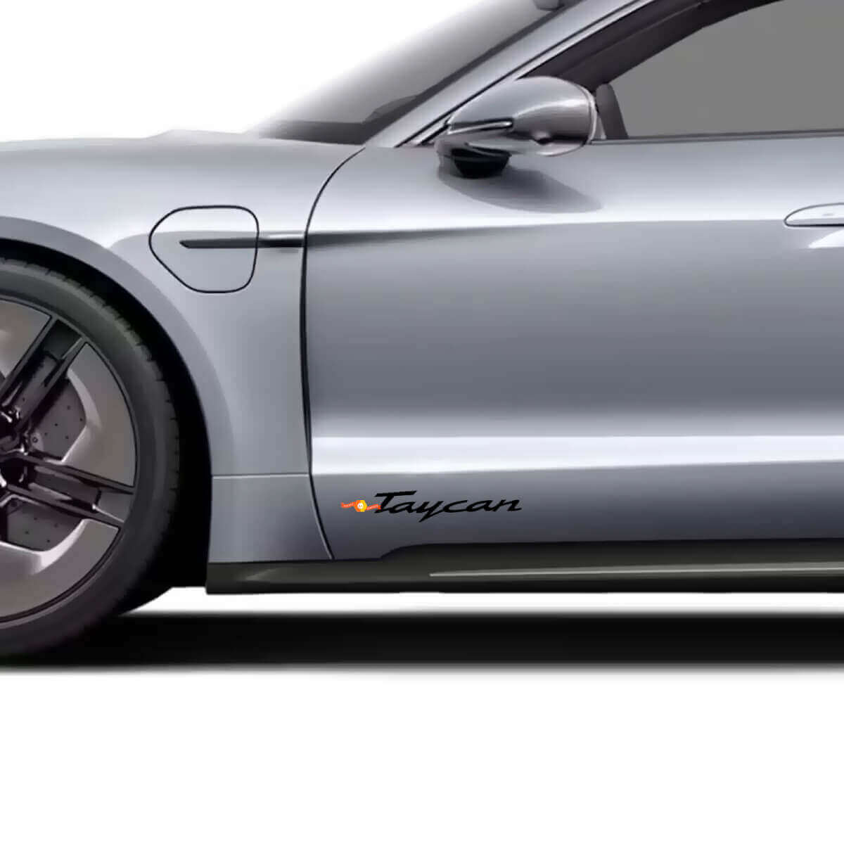 Set Adesivi Laterali con Nome Taycan per Porsche Taycan