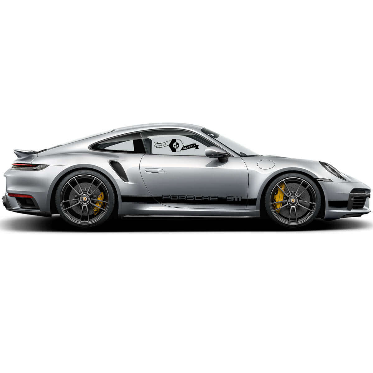 Kit Adesivo Vinilico Banda Laterale Marchiata per Porsche 911