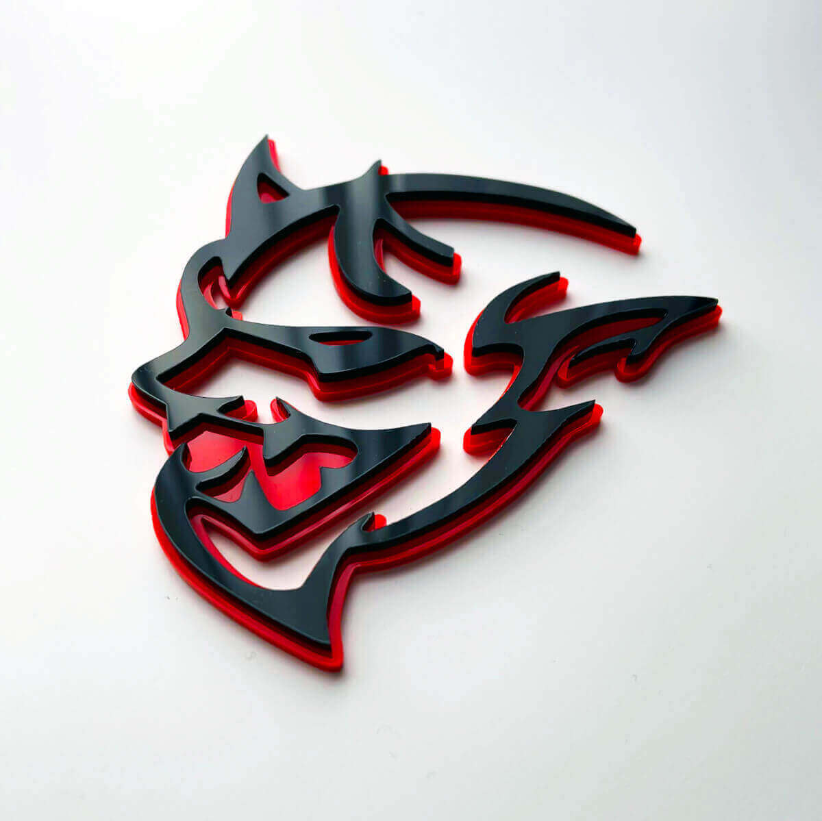 Emblema Paraurti 3D Stile Demon per Dodge Charger Challenger