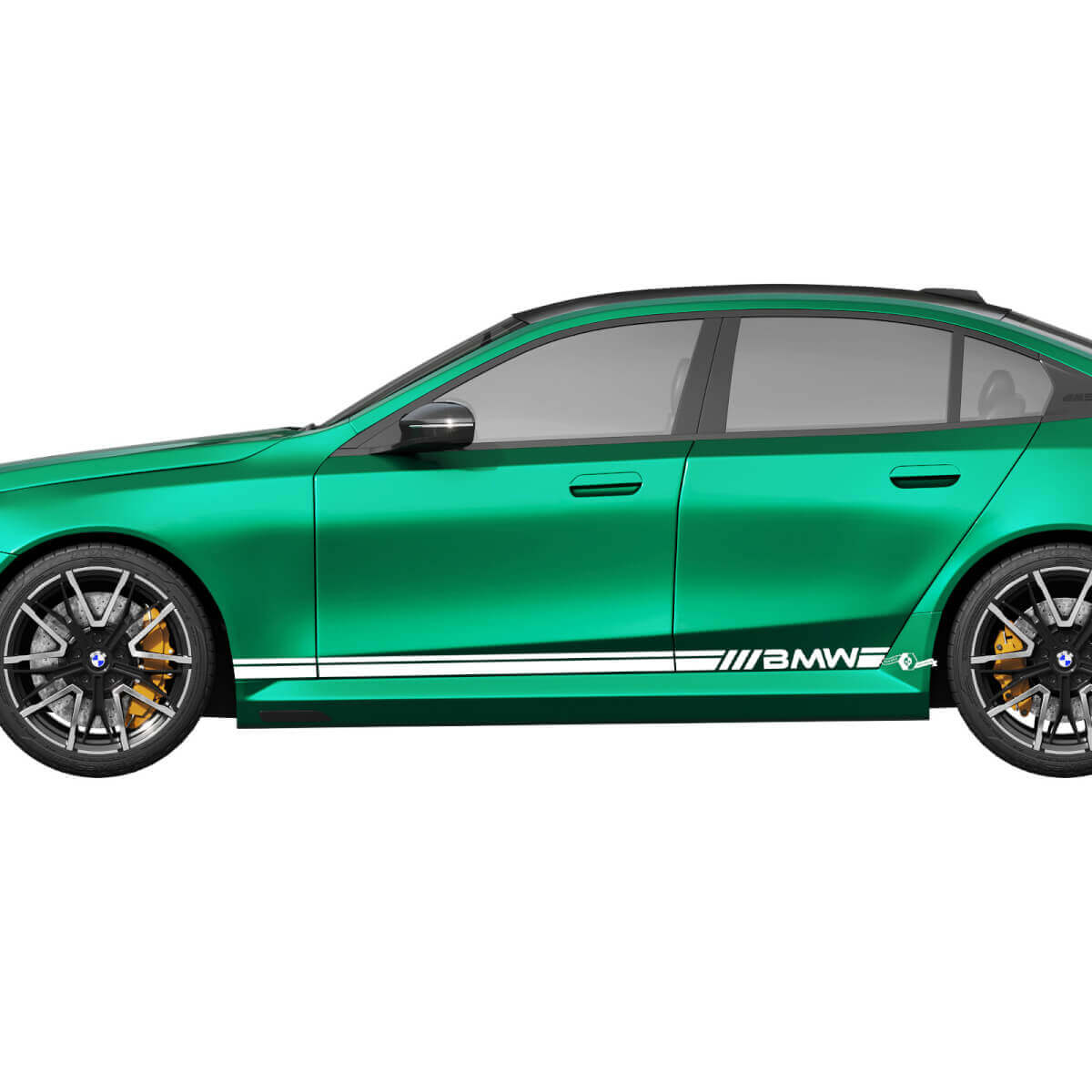 Kit decalcomanie laterali BMW Racing per BMW Serie 5 G60 M5 G90 - Adesivi in ​​vinile SupDec Graphix

