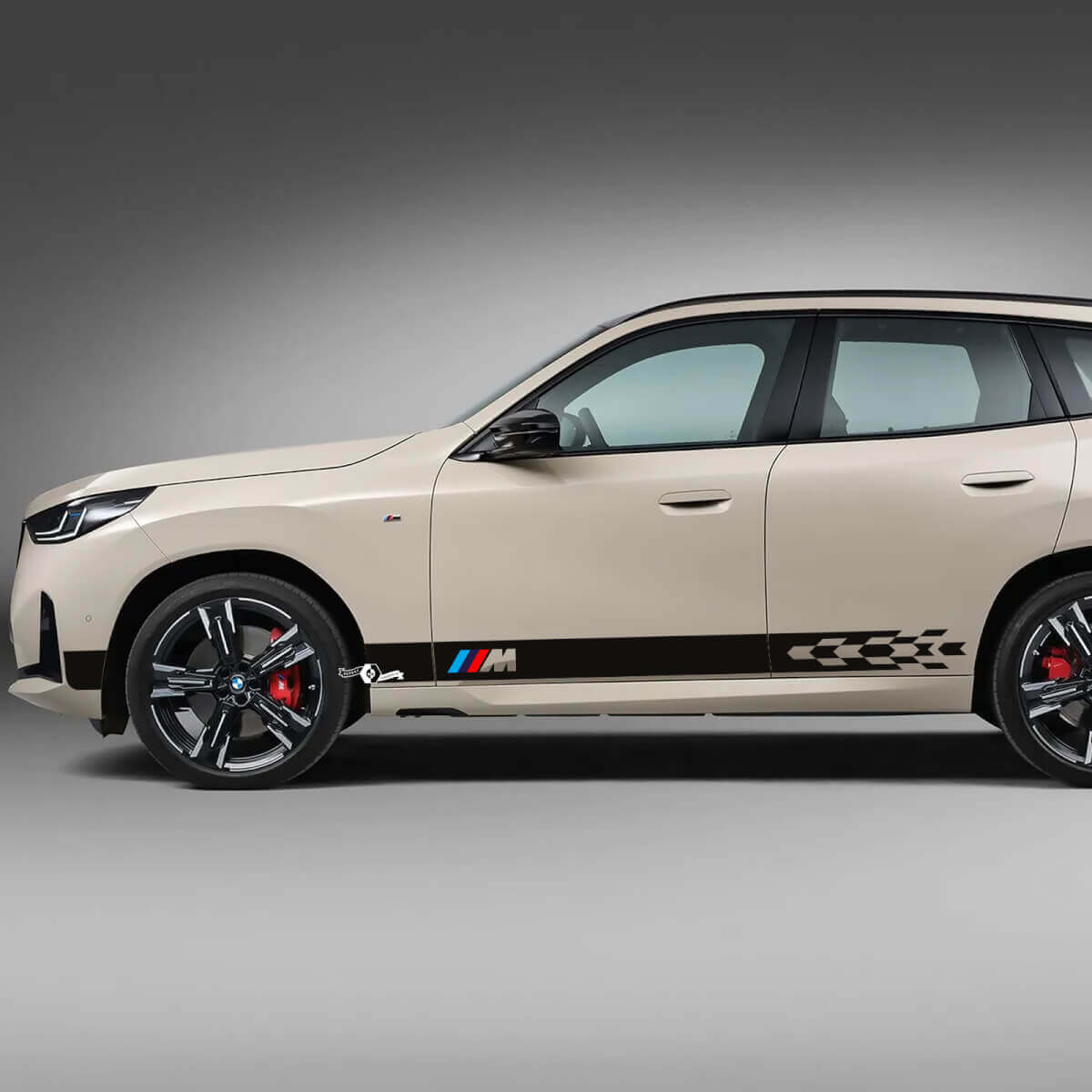 Kit Adesivi Laterali a Strisce M-Style a Scacchi per BMW X3