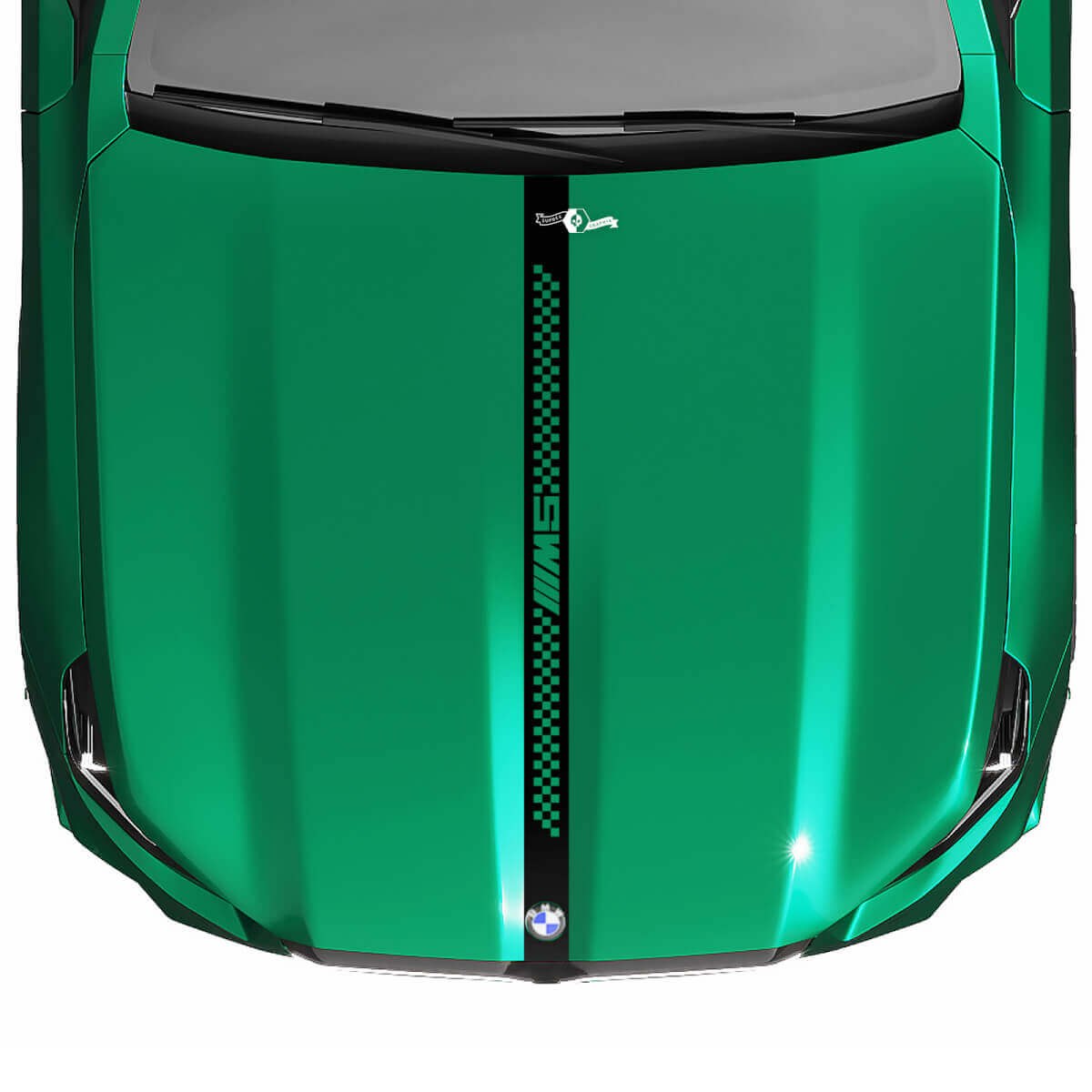 Adesivo in vinile a striscia centrale in stile M5 per BMW Serie 5 G60 M5 G90