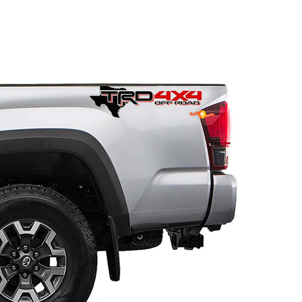 Adesivi laterali in vinile TRD 4x4 Off Road Texas Edition per Toyota Tacoma Tundra