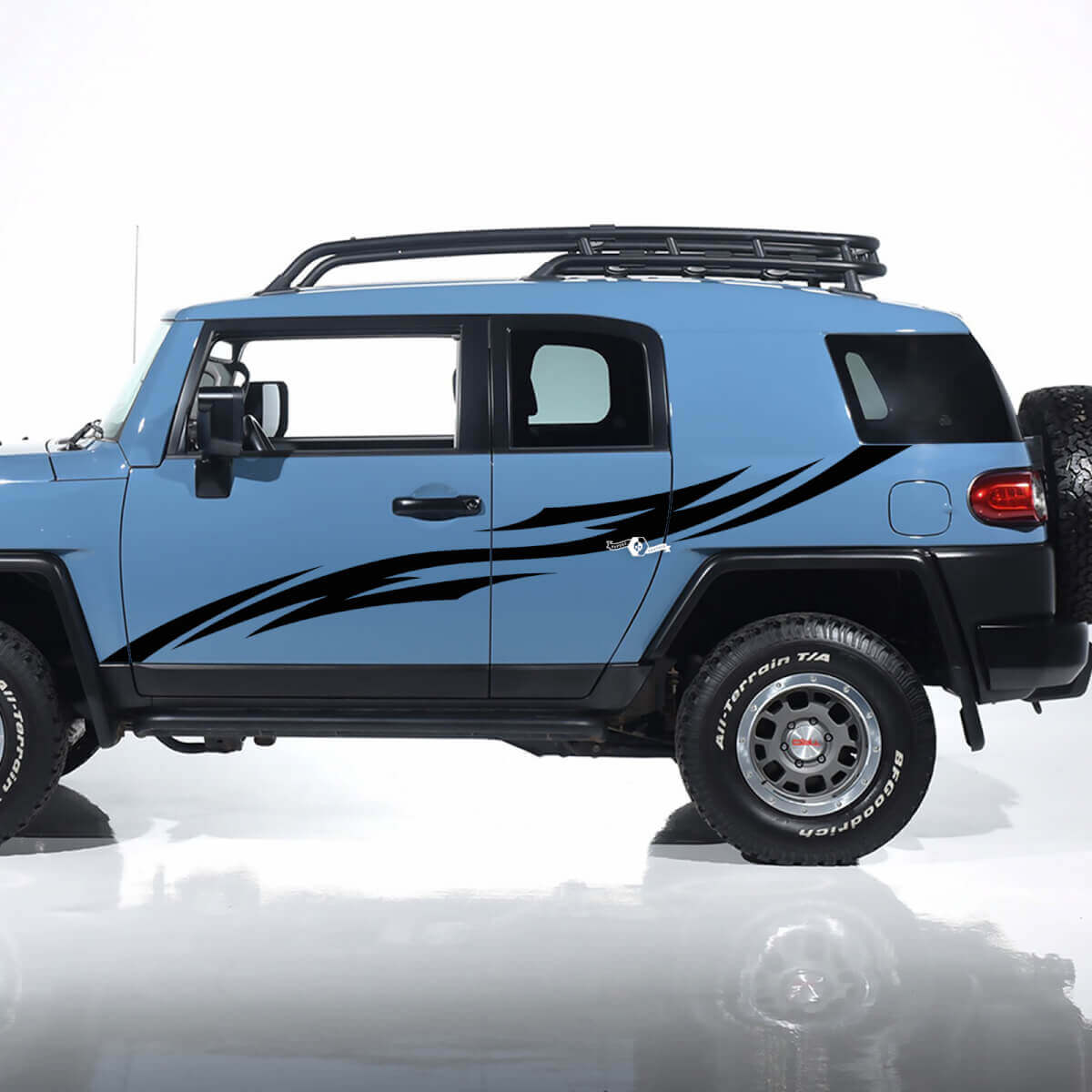 Toyota FJ Cruiser Strisce adesive laterali tribali - Kit personalizzato in vinile
