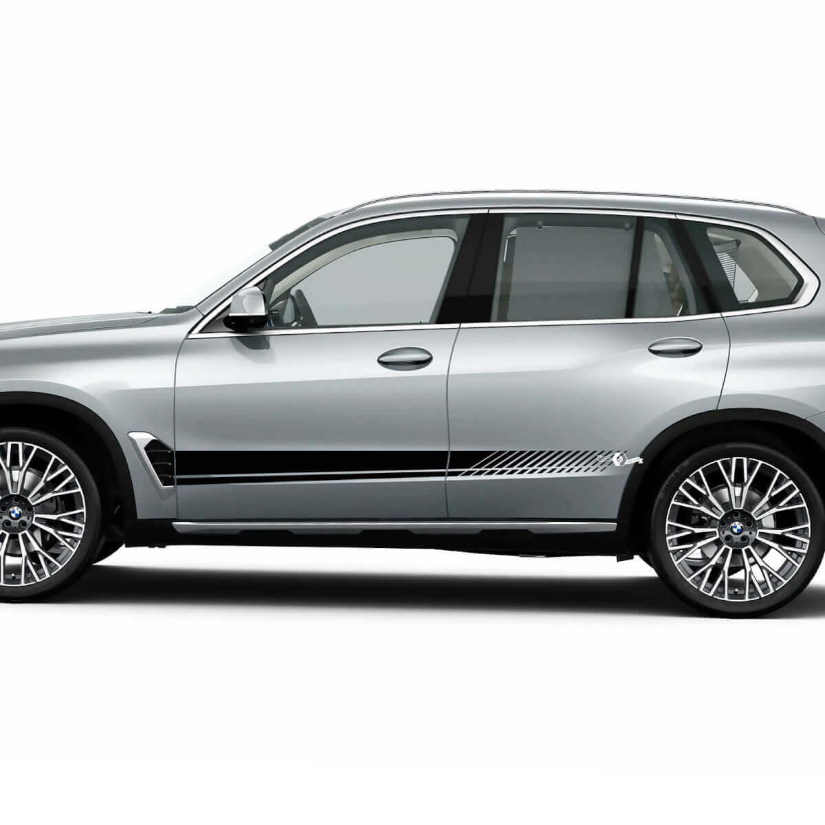 Kit di decalcomanie a strisce stroboscopiche inferiori Accent Racing per BMW X5 G05
