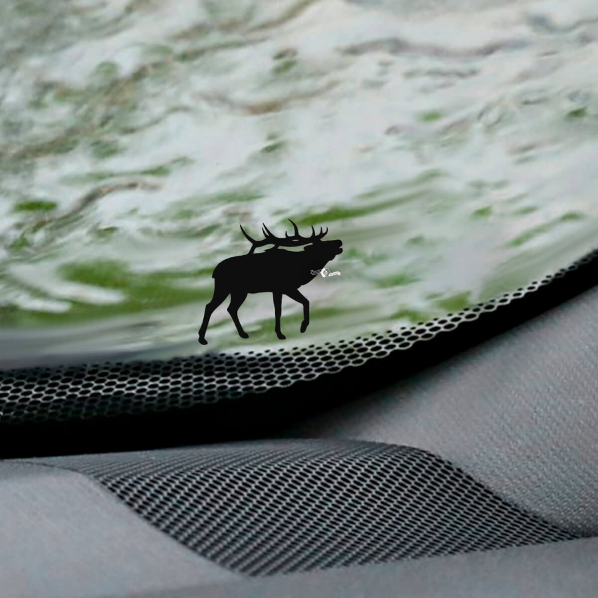 Decalcomania d'angolo dell'uovo di Pasqua del parabrezza del cervo alce - grafica in vinile personalizzata
