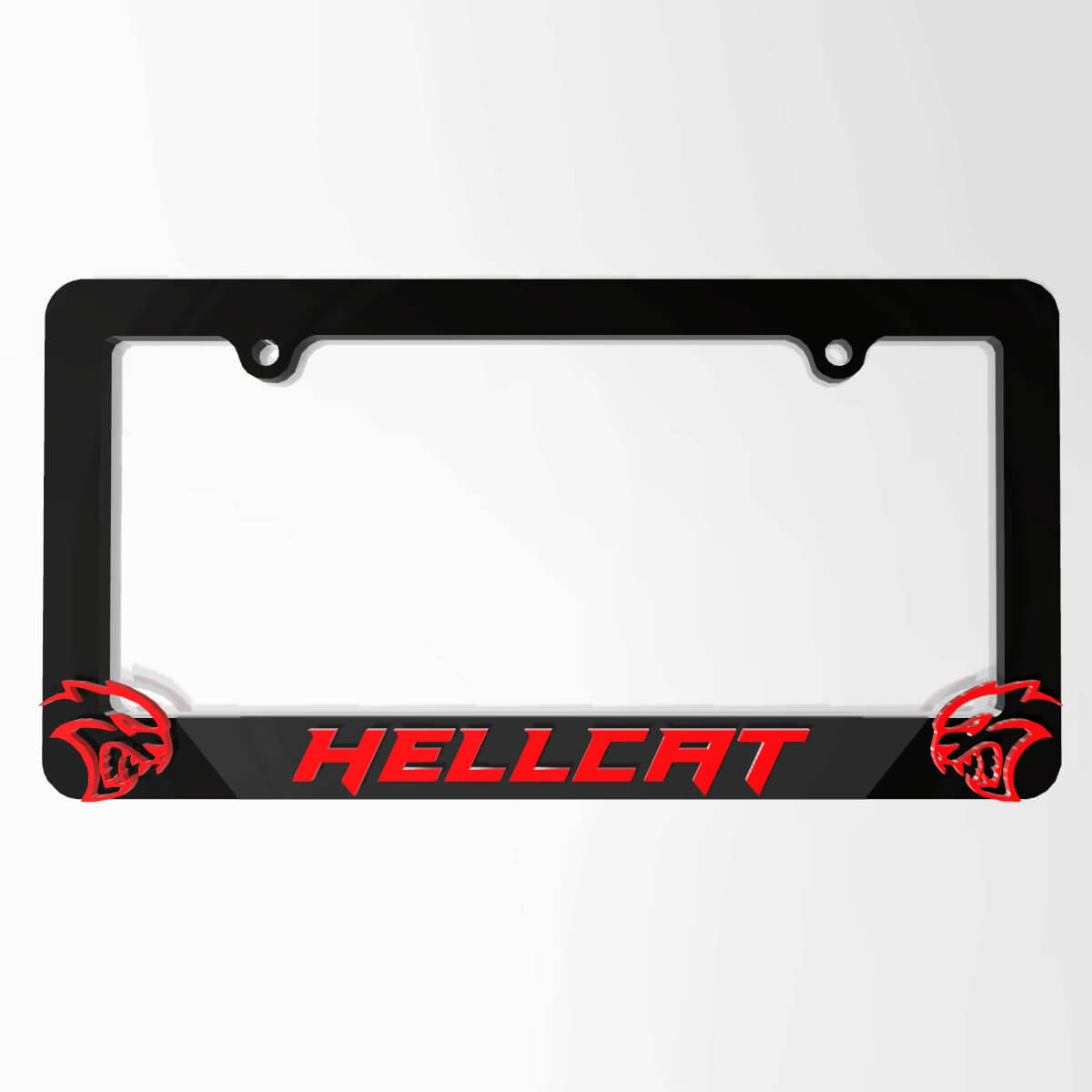 Copritarga per veicoli Hellcat, cornici, decorazioni per veicoli adatte a Dodge Hellcat
