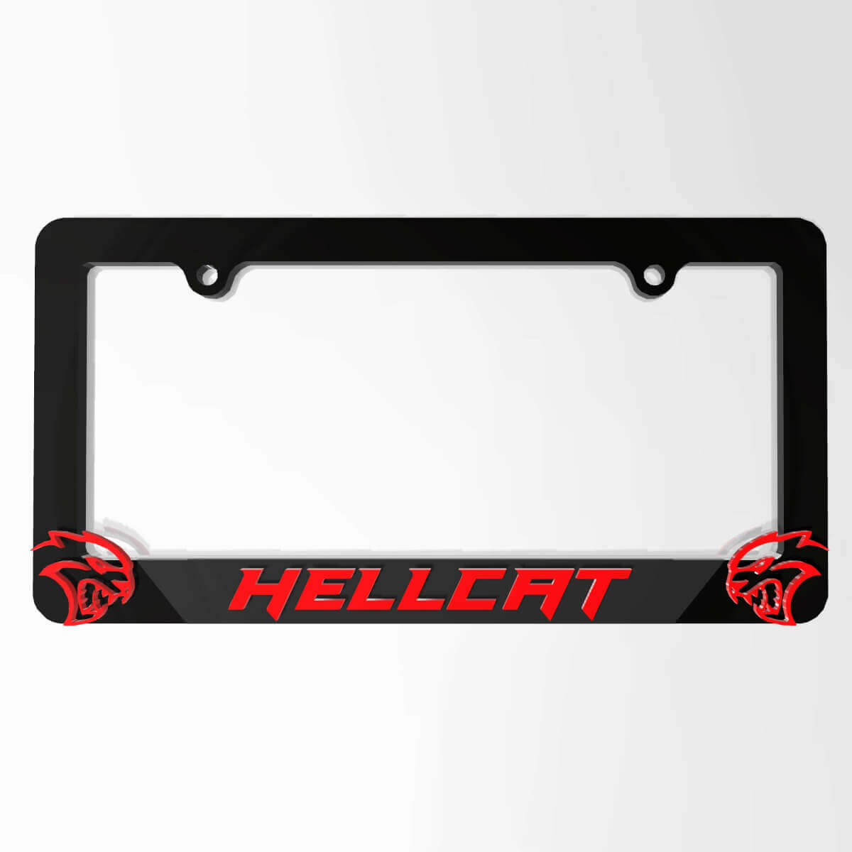 Copritarga per veicoli Hellcat, cornici, decorazioni per veicoli adatte a Dodge Hellcat
