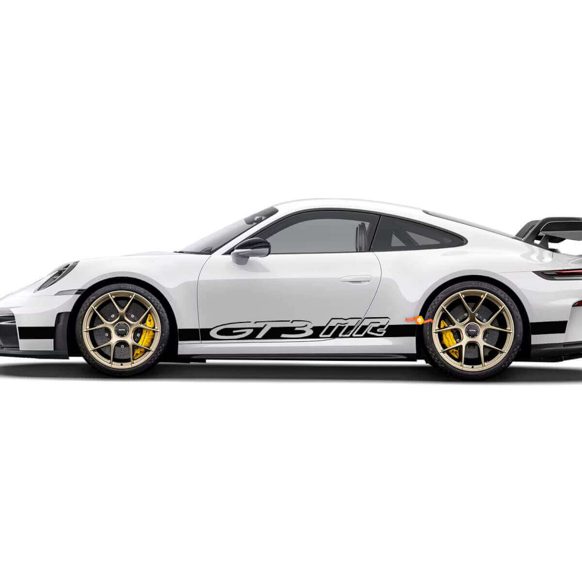 Kit Adesivi in Vinile Strisce Laterali Stile GT3 MR per Porsche 911 991 GT3 RS