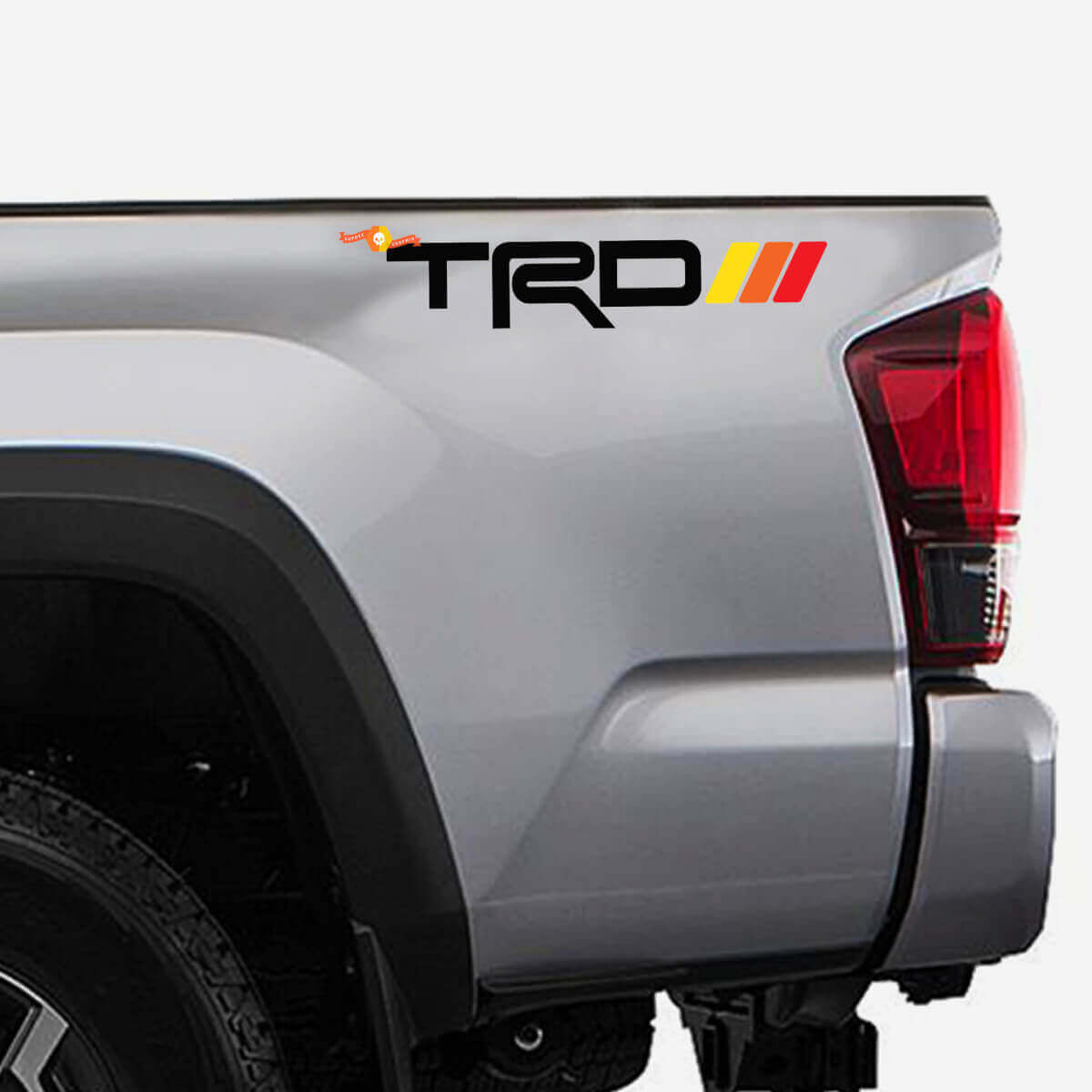 Kit di adesivi in vinile TRD con strisce laterali in stile retrò per Toyota