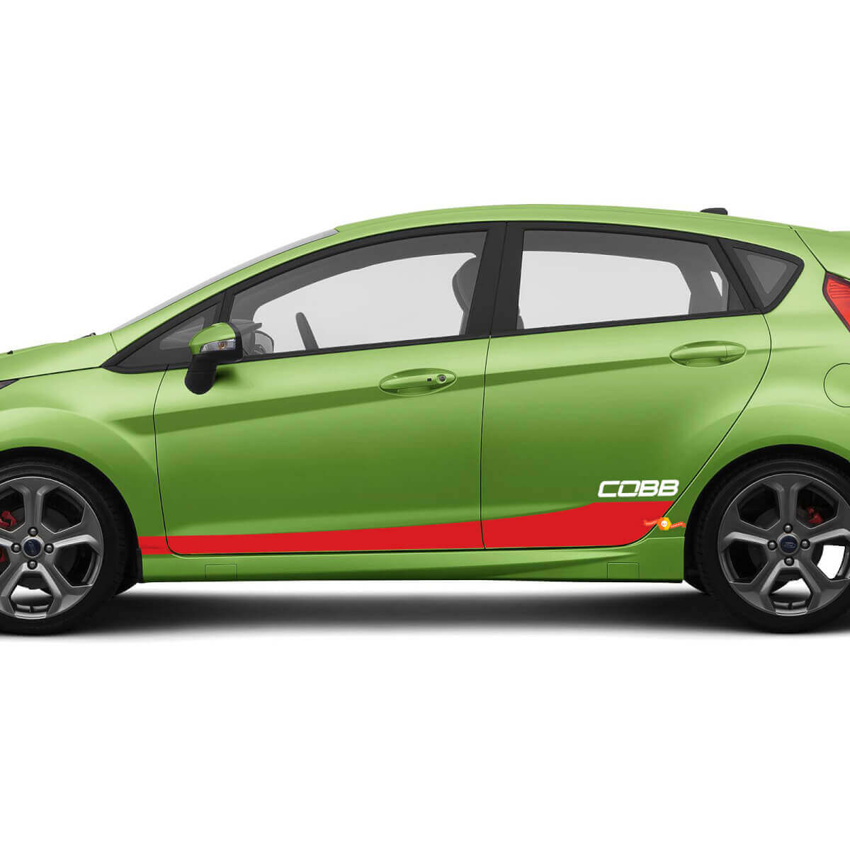 Adesivo in vinile a strisce laterali COBB Graphics per Ford Fiesta