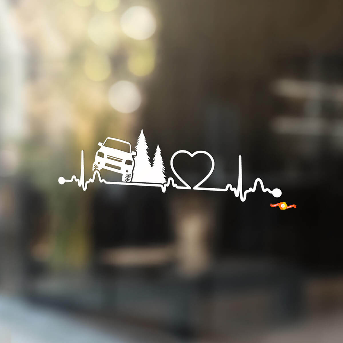 Decalcomanie per adesivi in ​​vinile con grafica laterale per alberi Nissan Xterra
