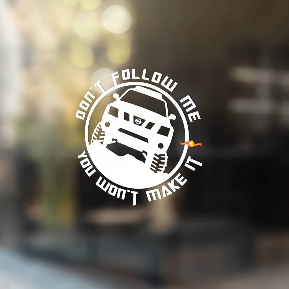 Window Fun Love Nissan Xterra Trees Grafica per finestre Adesivi in ​​vinile Decalcomanie
