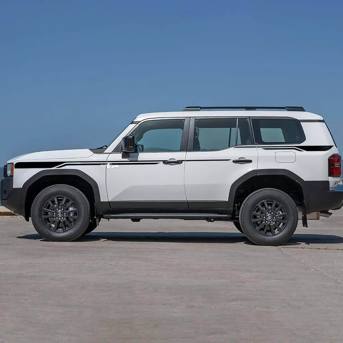 Adesivi in Vinile per Strisce Decorative Porte Laterali 2 Pezzi per Toyota Land Cruiser