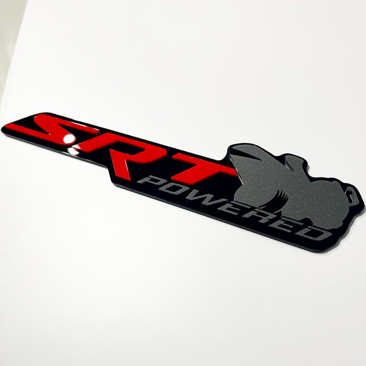 Alimentato da SRT Scat Pack Bee Dodge Charger Challenger Badge Emblema dei distintivi del portellone posteriore
