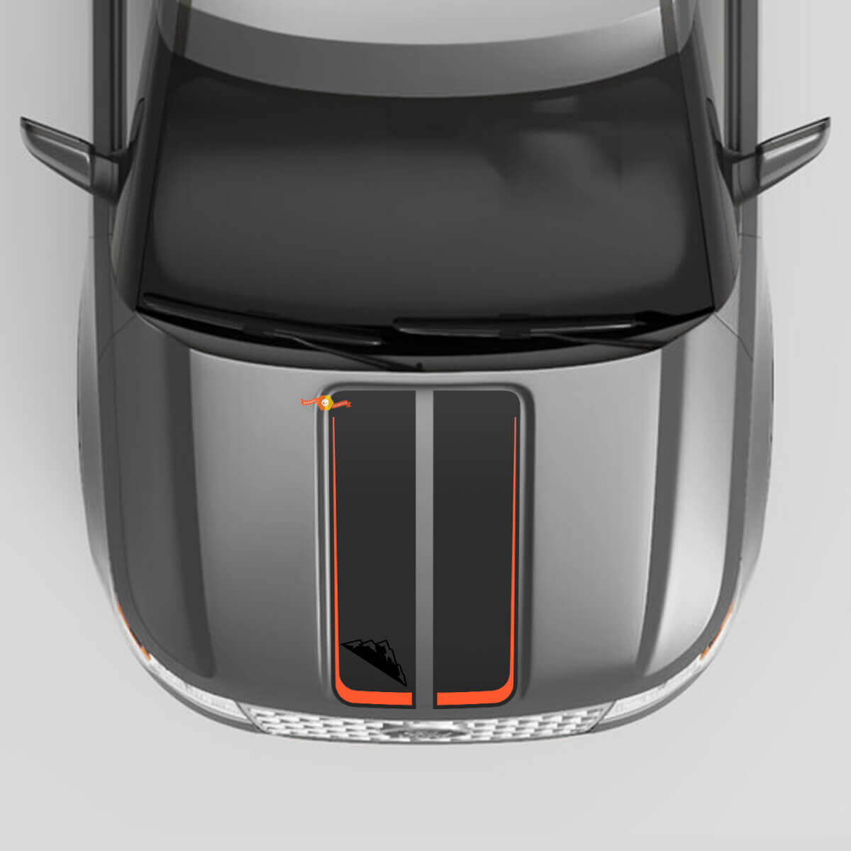 Grafica Hood Mountains per Musclecar Explorer ST Timberline XLT Platinum King Ranch ST
