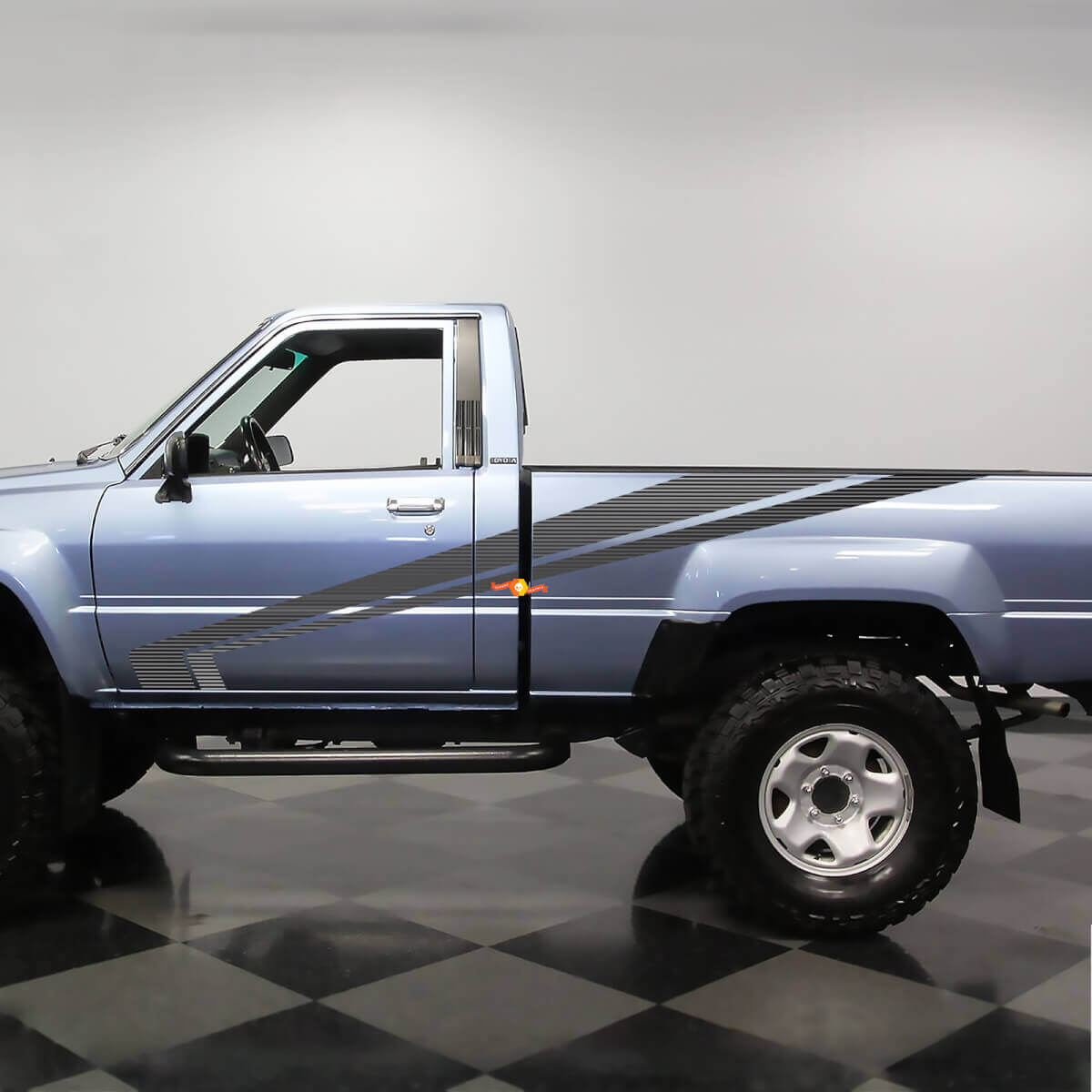 Classico Toyota Pickup Truck Hilux SR5 strisce laterali adesivi decalcomanie in vinile
