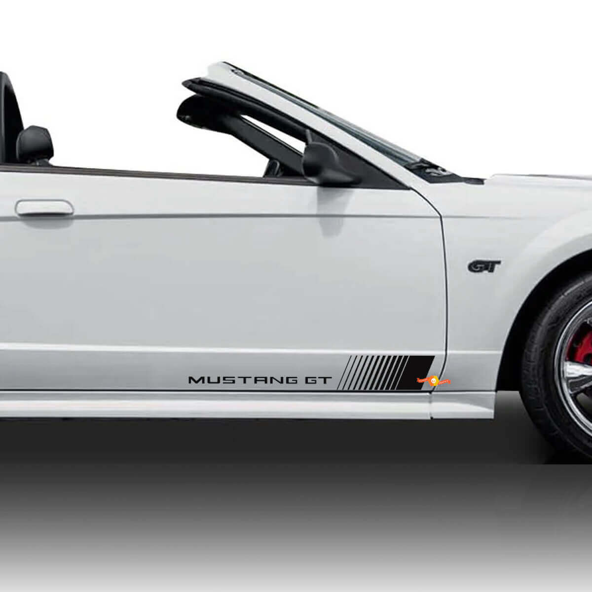 Ford Mustang GT Side Rocker Stripes Adesivi in ​​vinile Decalcomanie Grafica
