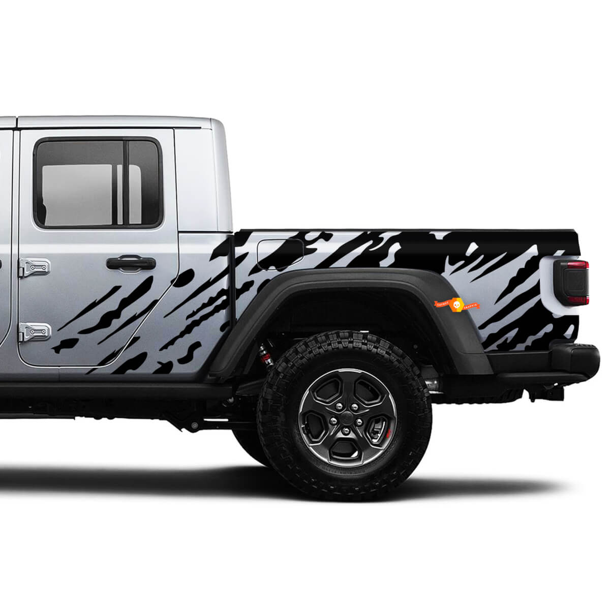 Kit grafico adesivo Jeep Gladiator Side Splash Dirt Vinile adesivo
