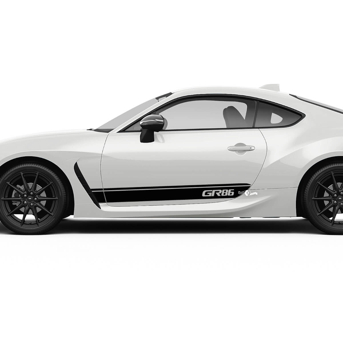 Toyota GR86 porte accenti laterali strisce grafiche decalcomanie adesivi
