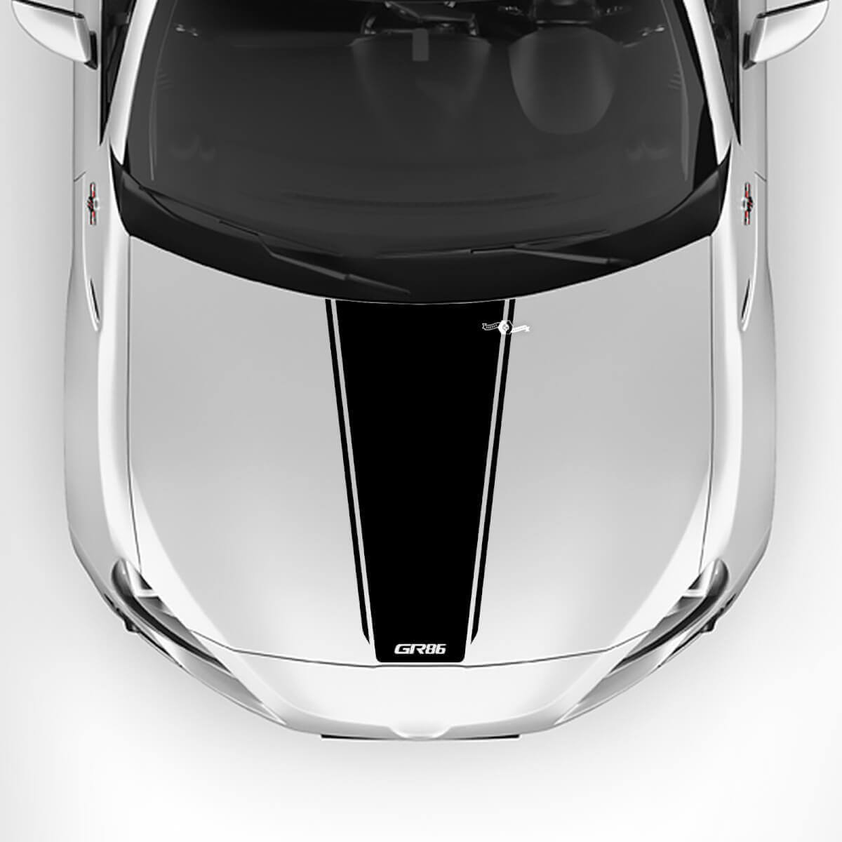 Strisce Racing Grafica Logo GR86 Adesivi 3 Per Toyota GR86