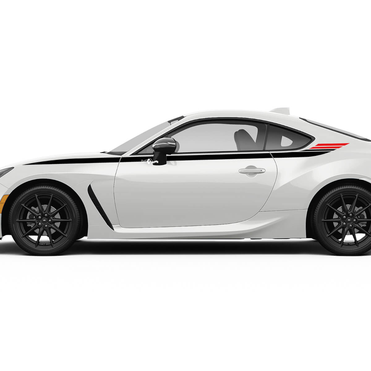 Adesivi per decalcomanie grafiche con strisce da corsa con accento laterale per Toyota JR86
