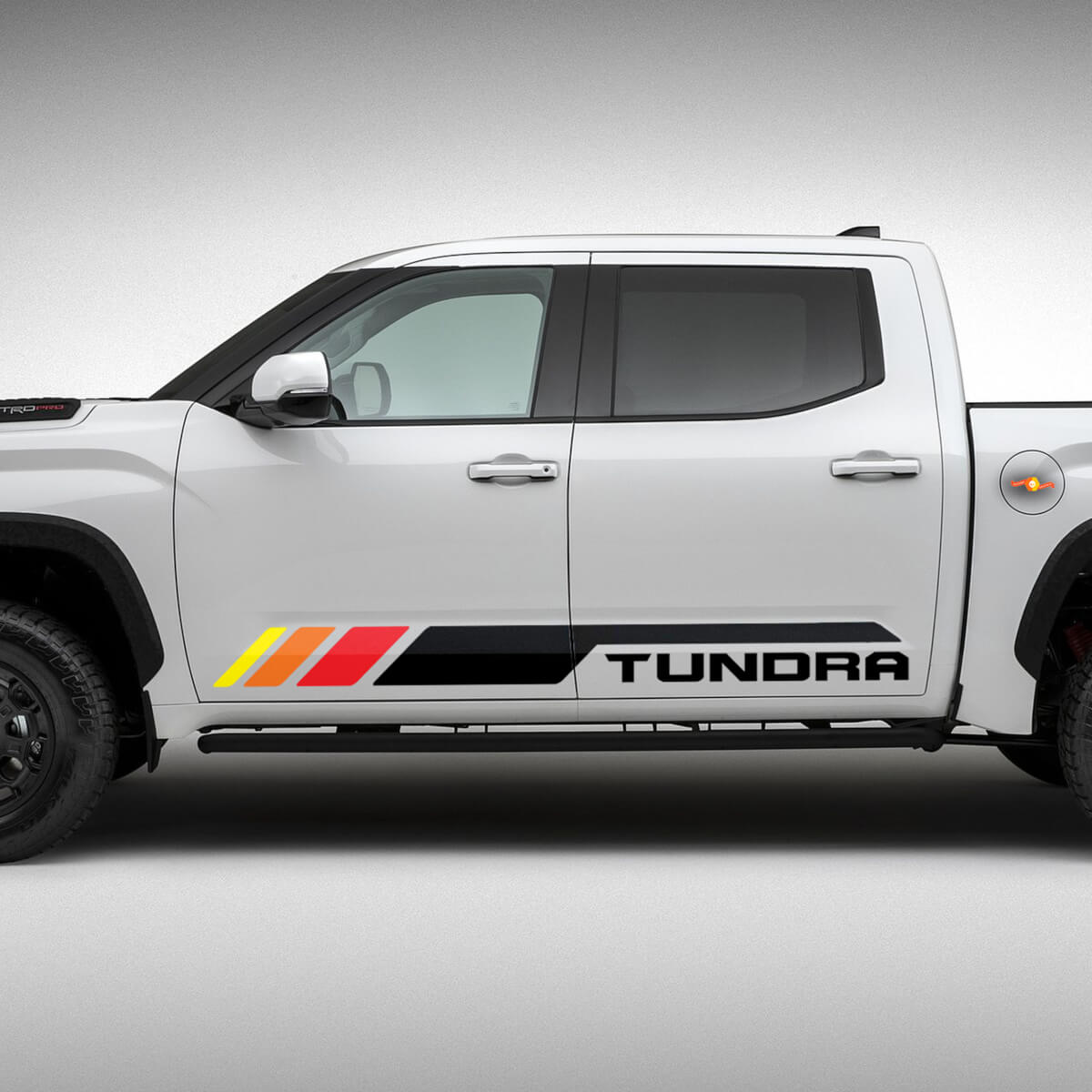 Toyota Tundra Rocker Panel Heritage Vintage Old Style Classic View Stripes Vinile adesivi decalcomania
