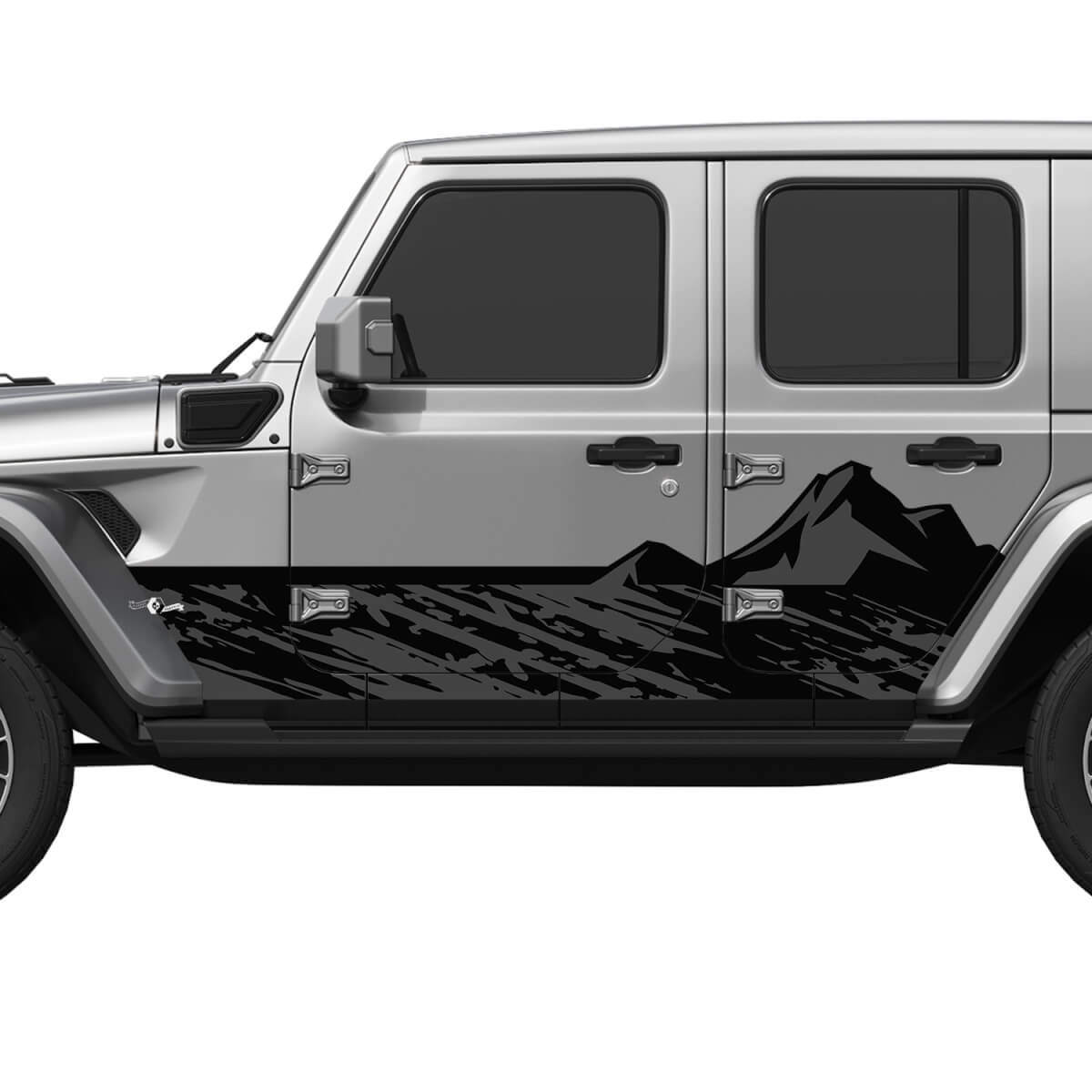 Kit grafico per adesivi per decalcine in vinile laterale di jeep wrangler t-rex
