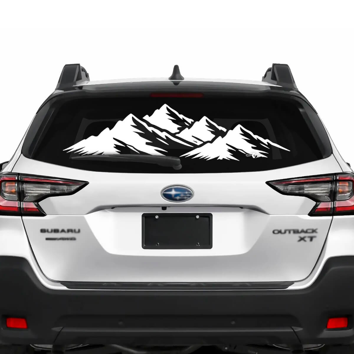 Suba Outback Montagne posteriore Montagne Vinyl Decal Graphic
