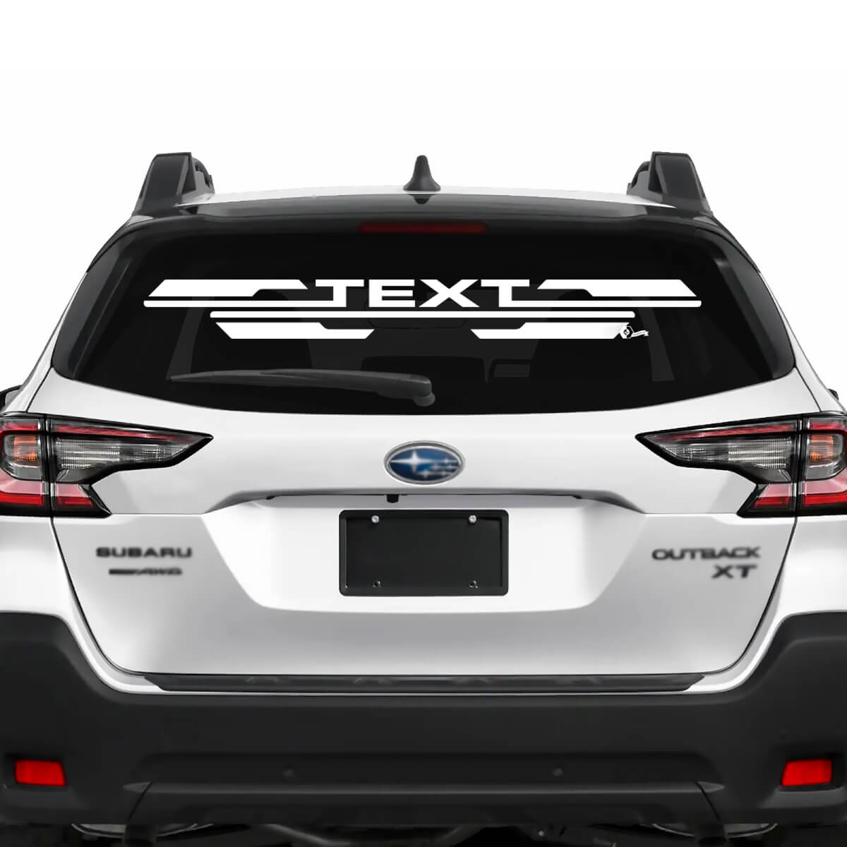 Suba Outback posteriore ali posteriori ali in vinile Decal grafico
