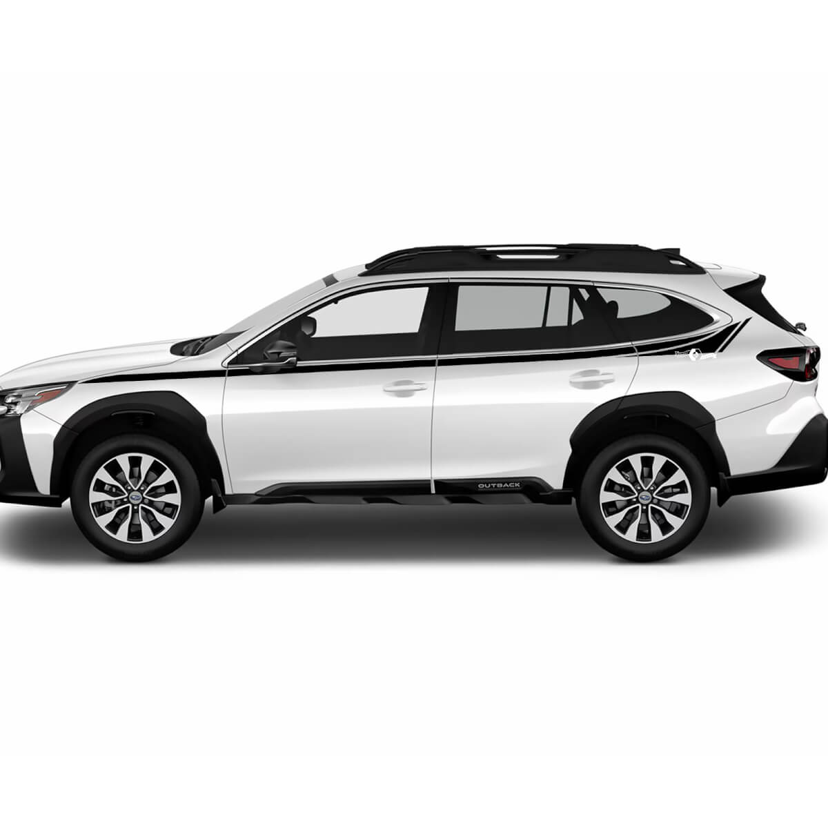 Strisce a bassa porte Stripes in vinile Decal Decal Graphic per Suba Outback
