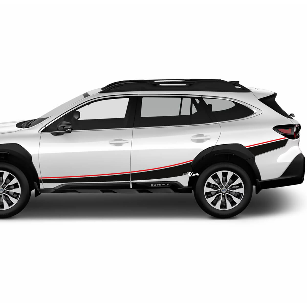Strisce laterali Stripes laterali Decal Decal per Suba Outback
