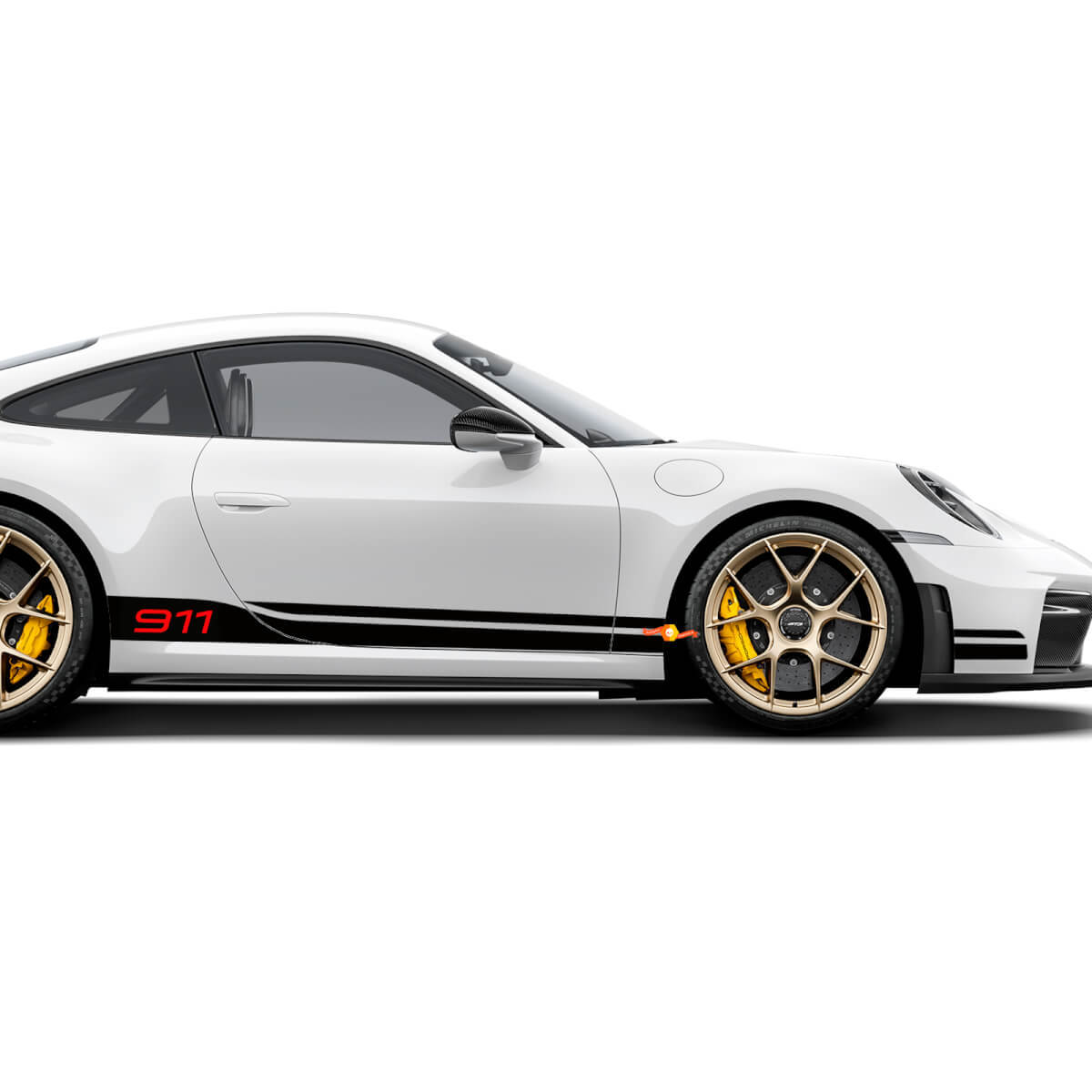 911 Porsche GT3 Stripes laterali Decal in vinile - adesivo grafico da corsa
