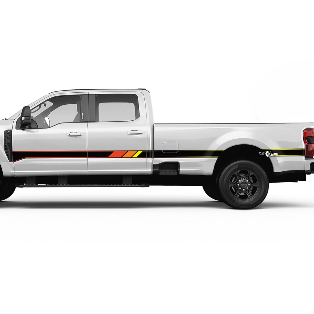 Kit di decalcomanie laterali retro F350 Grafica adesiva in vinile per camion Ford
