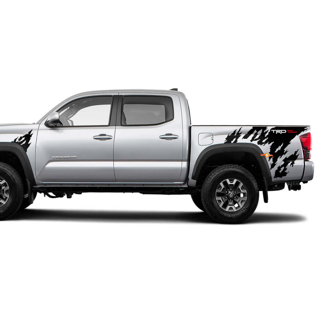 TRD POSTERIORE E ANCONTO ASSPLATO DECALE DI VINILE PER TRD per Toyota Tacoma
