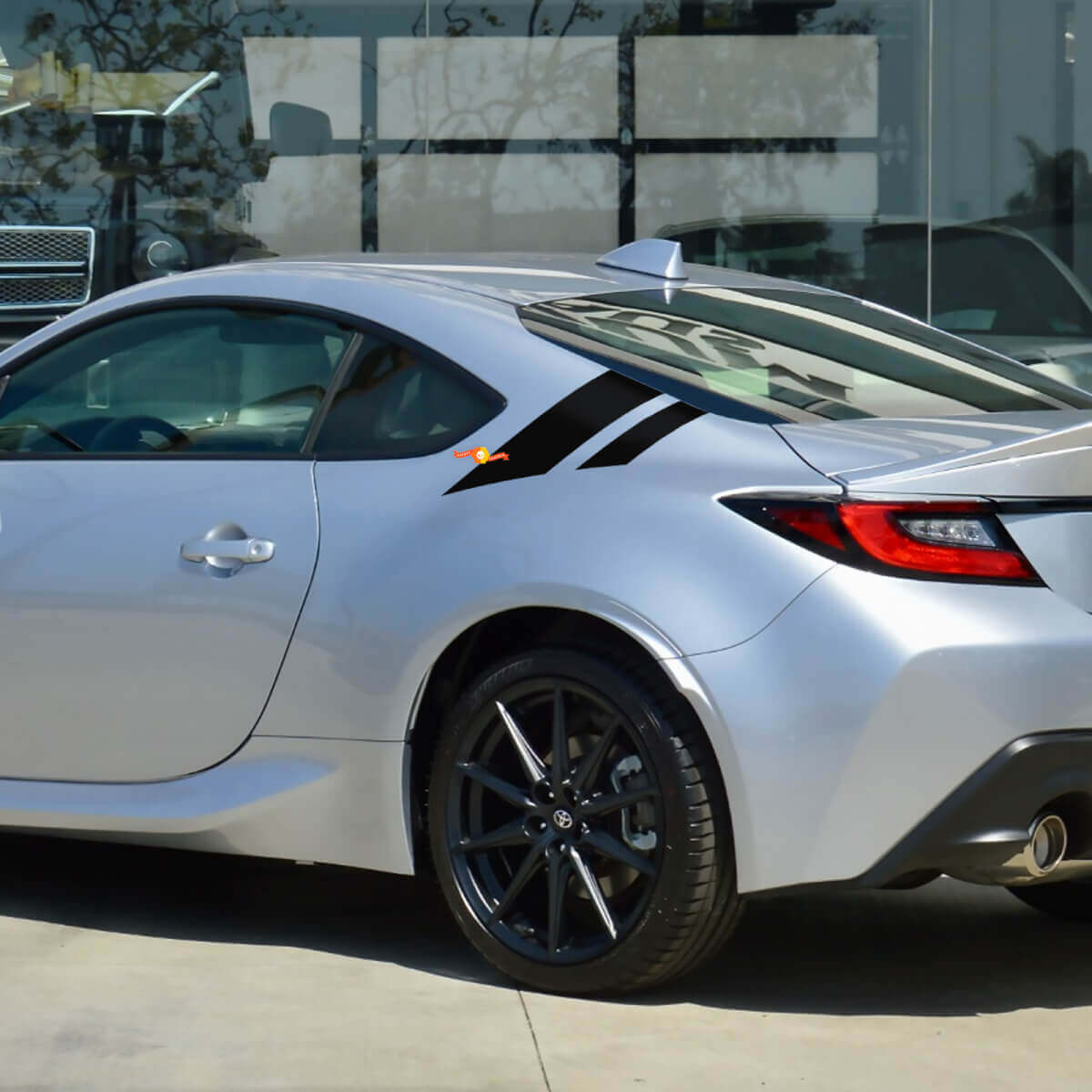 Stripes del parafango posteriore laterale adesivi per le decalcomanie per la Toyota Jr86
