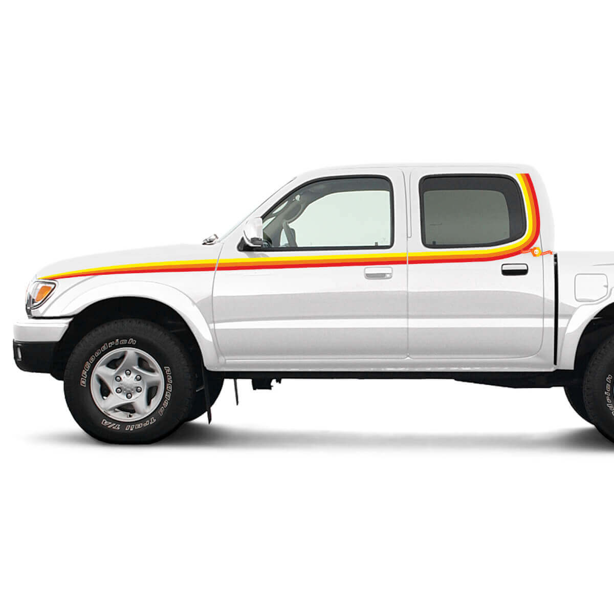 Adesivo adesivo a strisce vintage Toyota Tacoma 1995-2004
