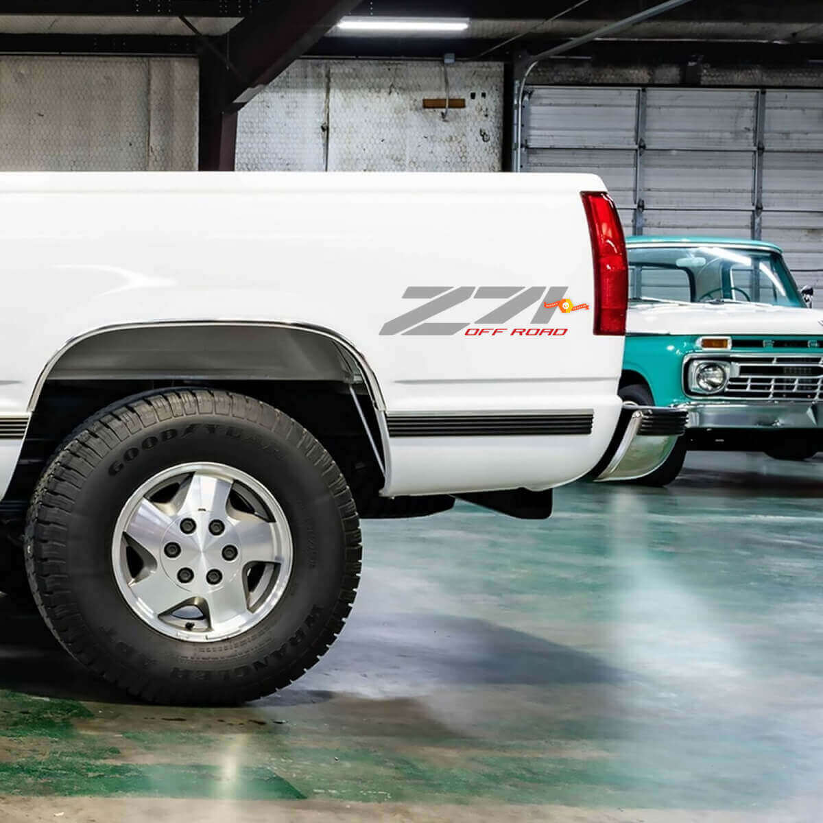 Adesivi Z71 Off Road per fiancate, Coppia per Chevrolet Silverado GMC Sierra