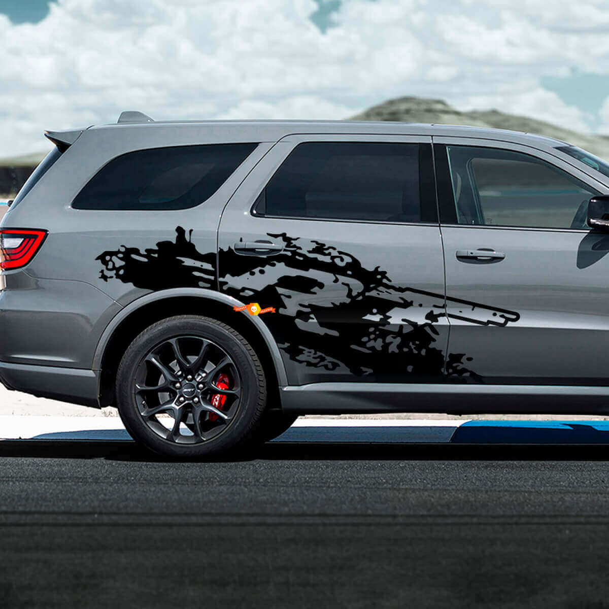 Kit adesivo laterale in vinile R/T proteggi fango per Dodge Durango